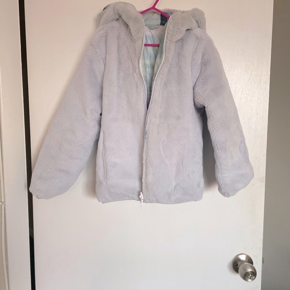 Abercrombie Kids Reversible Zip Toddler Puffer Coat - Size 5/6 - Picture 5 of 14